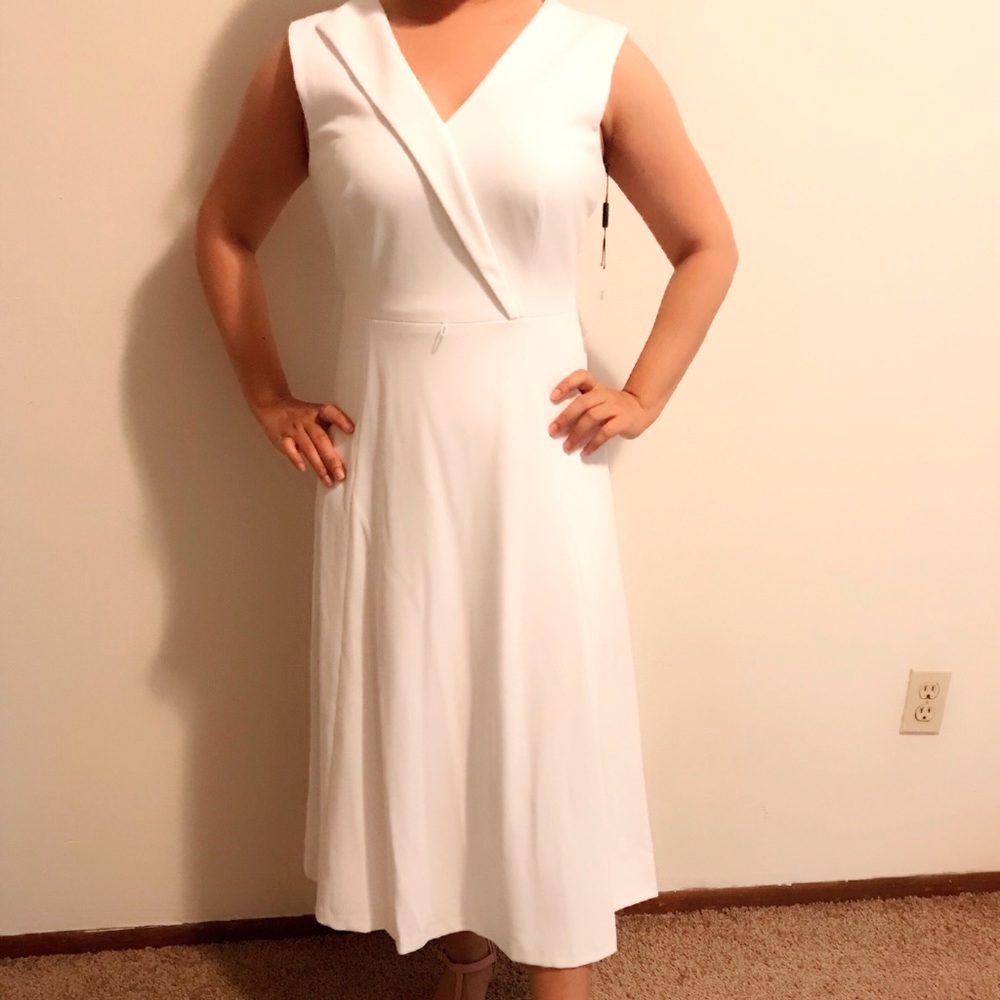 Calvin Klein white dress